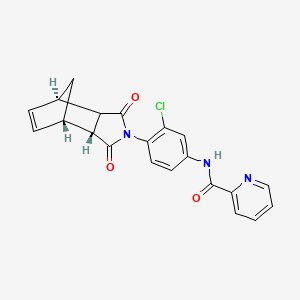 molecular formula C21H16ClN3O3 B10763939 VU0400195 