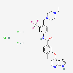 molecular formula C29H33Cl3F3N5O2 B10764123 NG25 trihydrochloride 