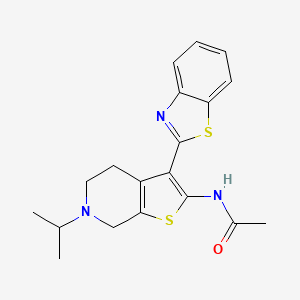molecular formula C19H21N3OS2 B10764166 APE1-IN-1 