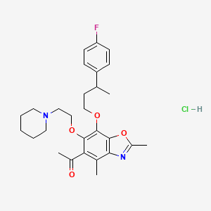 molecular formula C28H36ClFN2O4 B10764255 Kv1.3 Channel blocker 42 