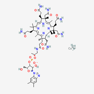 molecular formula C63H92CoN13O14P B10764317 Methylcobalamin 