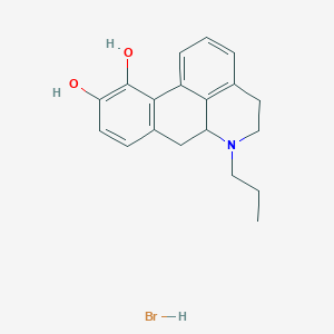 molecular formula C19H22BrNO2 B10764341 R(-)-N-Propylnorapomorphine hydrobromide 