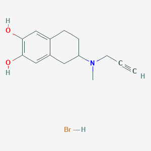 molecular formula C14H18BrNO2 B10764421 N 0432 hydrobromide 