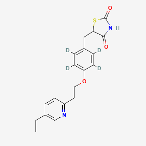 molecular formula C19H20N2O3S B10764536 Pioglitazone-d4 