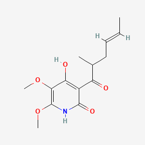 molecular formula C14H19NO5 B10764625 Harzianopyridone 