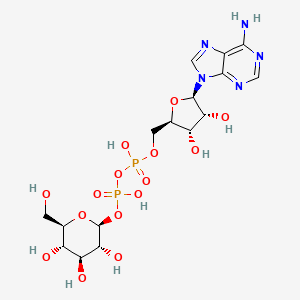 molecular formula C16H25N5O15P2 B10764699 ADP beta-D-glucoside 