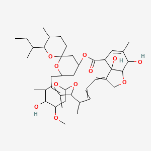 molecular formula C41H62O11 B10764707 Ivermectin B1a monosaccharide 
