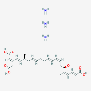 molecular formula C28H47N3O7 B10764823 Bongkrekic Acid (ammonium salt) 
