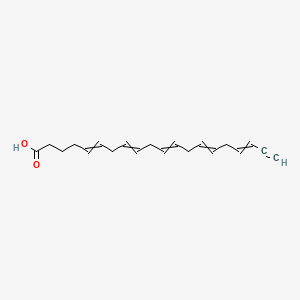 molecular formula C20H26O2 B10764889 Icosa-5,8,11,14,17-pentaen-19-ynoic acid 
