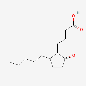 molecular formula C14H24O3 B10765061 4-(2-Oxo-5-pentylcyclopentyl)butanoic acid 