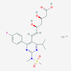 molecular formula C22H28CaFN3O6S+2 B10765068 Crestor (TN) 