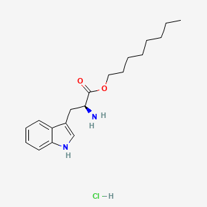 molecular formula C19H29ClN2O2 B10765120 DL-Tryptophan octyl ester (hydrochloride) 