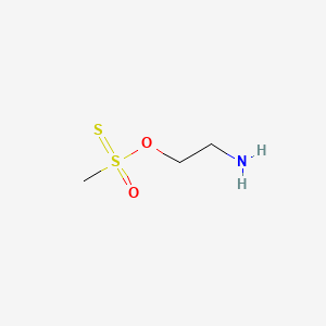 molecular formula C3H9NO2S2 B10765157 Mtsea 