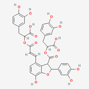 molecular formula C36H30O16 B10765251 Isosalvianolic acid B 