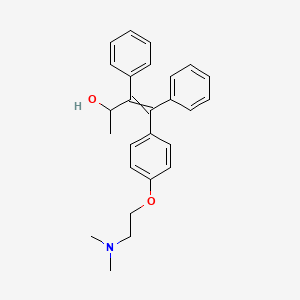molecular formula C26H29NO2 B10765266 (E)-alpha-Hydroxy tamoxifen;alpha-OHTAM 