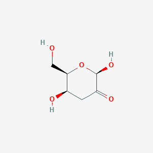 molecular formula C6H10O5 B10765287 3-Deoxygalactosone 