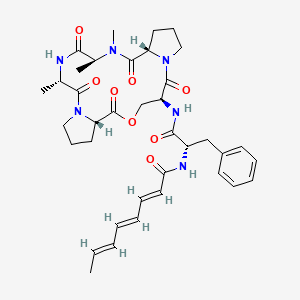 molecular formula C37H48N6O8 B10765446 Antibacterial agent 199 