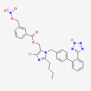 molecular formula C30H28ClN7O5 B10765465 NO-Losartan A 