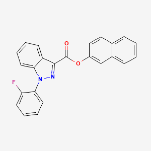 molecular formula C24H15FN2O2 B10765503 3-CAF CAS No. 2219324-25-9