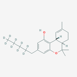 molecular formula C21H30O2 B10765637 Dronabinol-d9 CAS No. 1217821-99-2