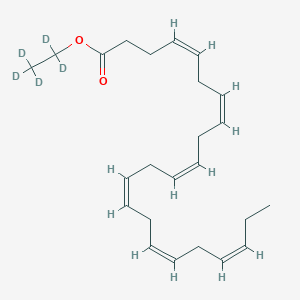 molecular formula C24H36O2 B10765687 Docosahexaenoic Acid Ethyl-d5 Ester 