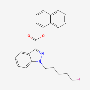 molecular formula C23H21FN2O2 B10765848 5-Fluoro SDB-005 CAS No. 2185863-14-1