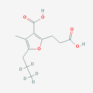 molecular formula C12H16O5 B10765902 CMPF-d5 
