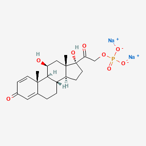 molecular formula C21H27Na2O8P B10765924 Prednisolone (disodium phosphate) 