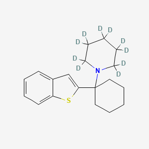molecular formula C19H25NS B10766043 Benocyclidine-d10 