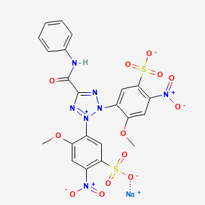 molecular formula C22H16N7NaO13S2 B10766107 XTT (sodium) 