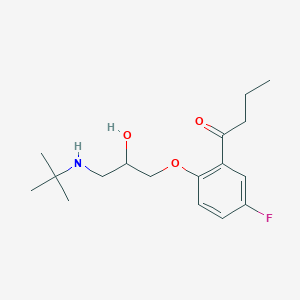 molecular formula C17H26FNO3 B107662 Butofilolol CAS No. 58930-32-8