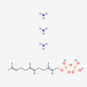 molecular formula C15H37N3O7P2 B10766280 Farnesylpyrophosphate 