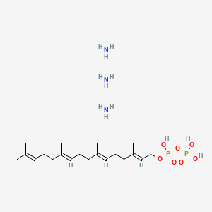 molecular formula C20H45N3O7P2 B10766350 Geranylgeranyl pyrophosphate (triammonium) 