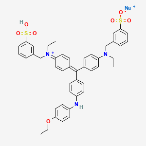 molecular formula C45H45N3NaO7S2+ B10766368 Coomassie blue R-250 