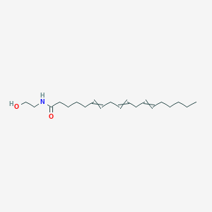 molecular formula C20H35NO2 B10766512 gamma-Linolenoyl Ethanolamide 