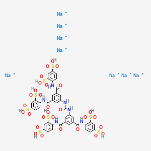 molecular formula C41H32N6Na8O29S8 B10766513 CID 131856408 