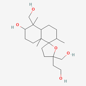 molecular formula C20H36O5 B10766514 Lagochiline 