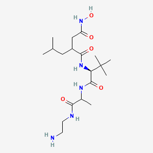 molecular formula C19H37N5O5 B10766543 (R)-TAPI-2 
