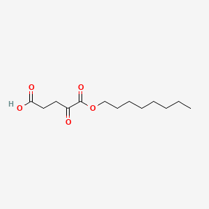 molecular formula C13H22O5 B10766546 5-octoxy-4,5-dioxopentanoic acid 