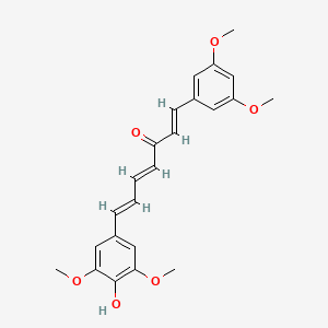 molecular formula C23H24O6 B10766607 Tnm7KA4LB3 CAS No. 2663700-89-6