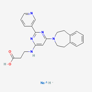 molecular formula C22H24N5NaO2 B10766628 GSK-J2 (sodium salt) 