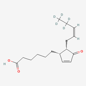 molecular formula C16H24O3 B10766679 dinor-12-oxo Phytodienoic Acid-d5 