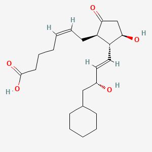 8-Iso-16-cyclohexyl-tetranor prostaglandin E2