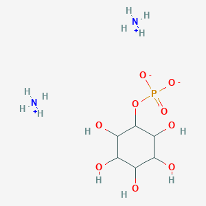 molecular formula C6H19N2O9P B10766894 Diazanium;(2,3,4,5,6-pentahydroxycyclohexyl) phosphate 