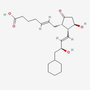 8-Iso-16-cyclohexyl-tetranor prostaglandin E2
