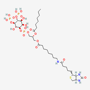 molecular formula C35H64N3O21P3S B10766916 PtdIns-(4,5)-P2-biotin (sodium salt) 