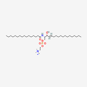 molecular formula C39H79N2O6P B10766942 N-Palmitoylsphingomyelin CAS No. 641628-11-7
