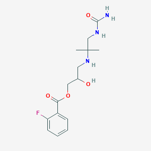 molecular formula C15H22FN3O4 B107670 Flestolol CAS No. 87721-62-8