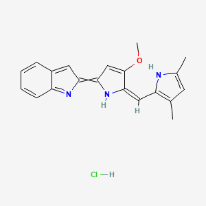 molecular formula C20H20ClN3O B10767028 GX15-070 (hydrochloride) 