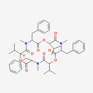 molecular formula C45H57N3O9 B10767034 Beauvericin 
